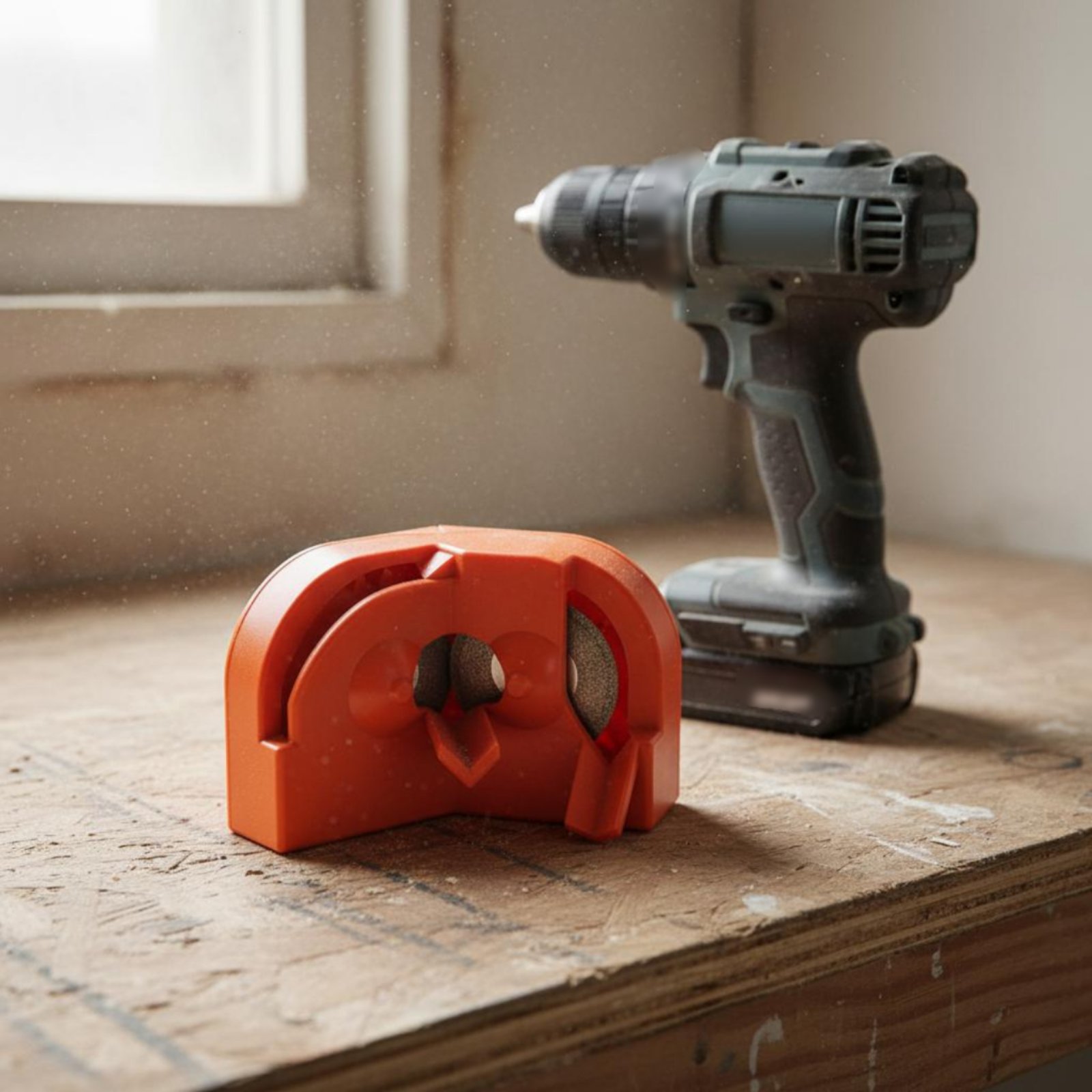 Power Tools For Construction - ドリルビットグラインダー 使いやすいポータブルドリルグラインダー 電動工具アクセサリー クイックシャープニング 長持ちする構造 ガレージ用