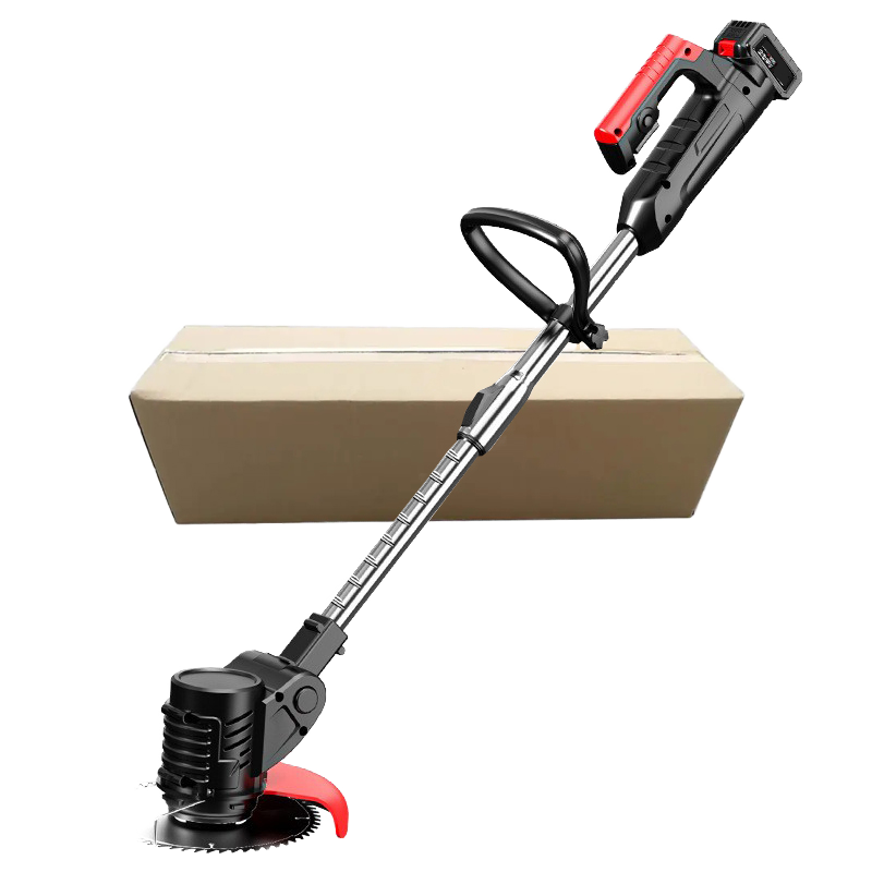 Power Tools Garden - リチウム電動草刈り機 コードレス芝刈り機 ホイール付き ポータブル草刈り機 ガーデン剪定電動工具