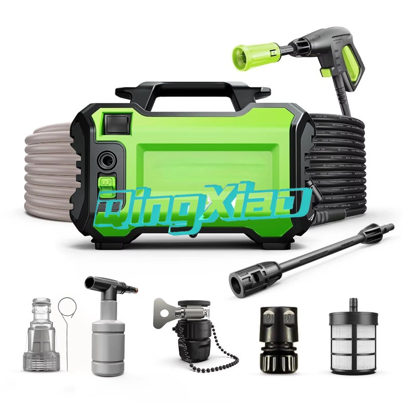 Power Tools Portable - 220V ハイパワー洗車機ポータブル水鉄砲ポンプ家庭用クリーニング高圧効率的な洗浄ツール車