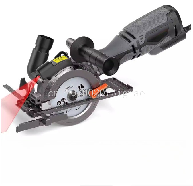 Tile Cutter Electric - ミニ電動丸鋸レーザーガイド付き木材タイルカッター携帯用ハンドヘルド電動工具