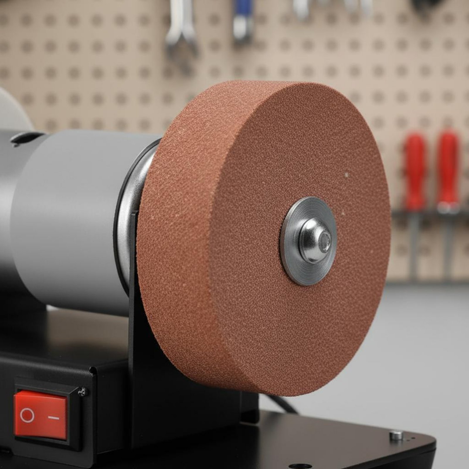 Power Tools Portable - ミニベンチグラインダー多機能小型カウンタートップグラインダー電動工具7段階速度調整可能なワークショップ装置ガレージ用ポータブル