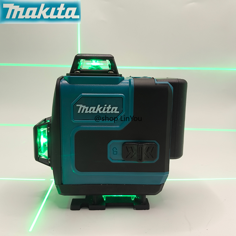Power Tools Green - マキタ 3D-4D 16ライン高精度360 ° 水平垂直緑色レーザー水平壁掛け式携帯電動工具