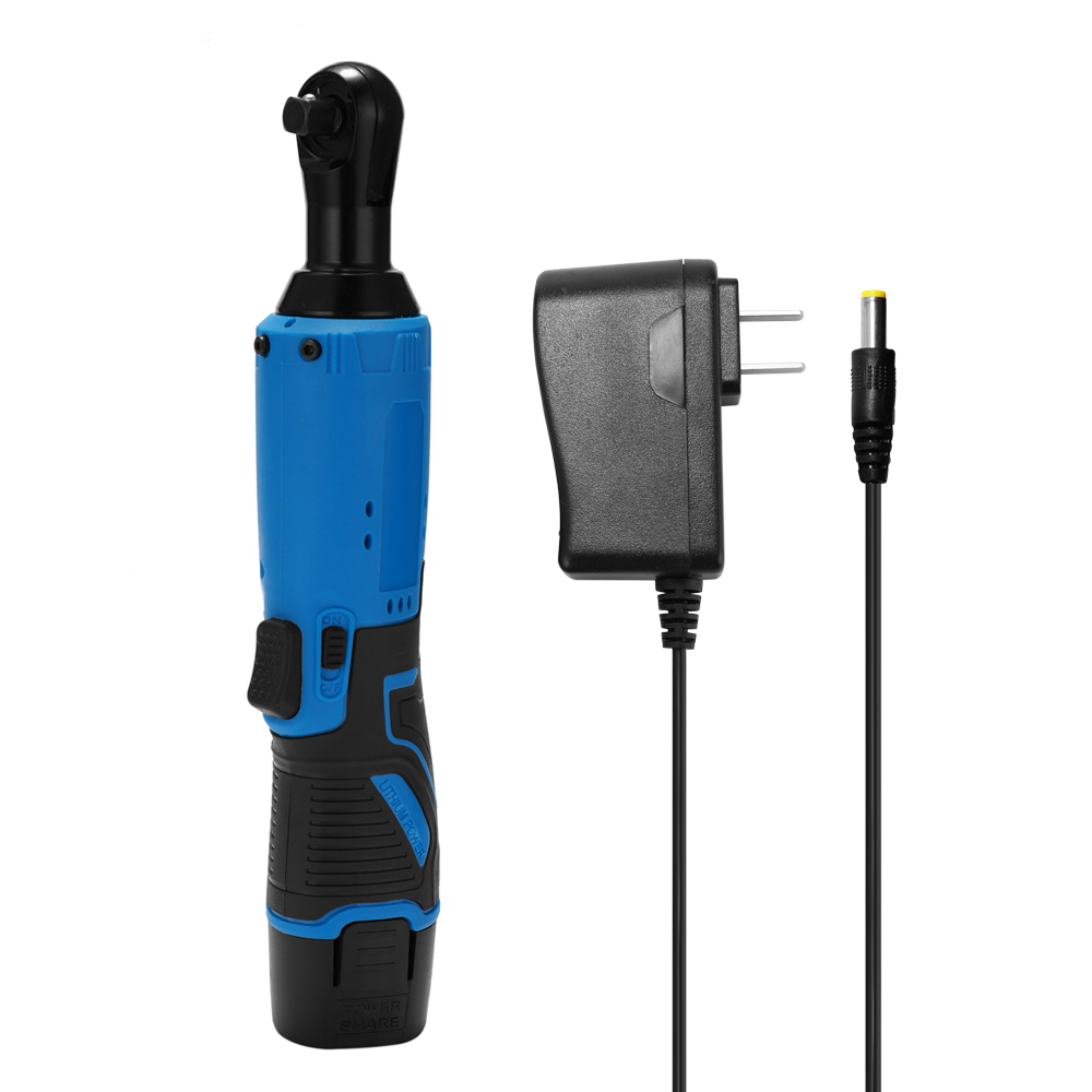Power Tools Portable - 12V充電式3/8インチラチェットレンチポータブル多機能コードレス電動工具90度レンチ