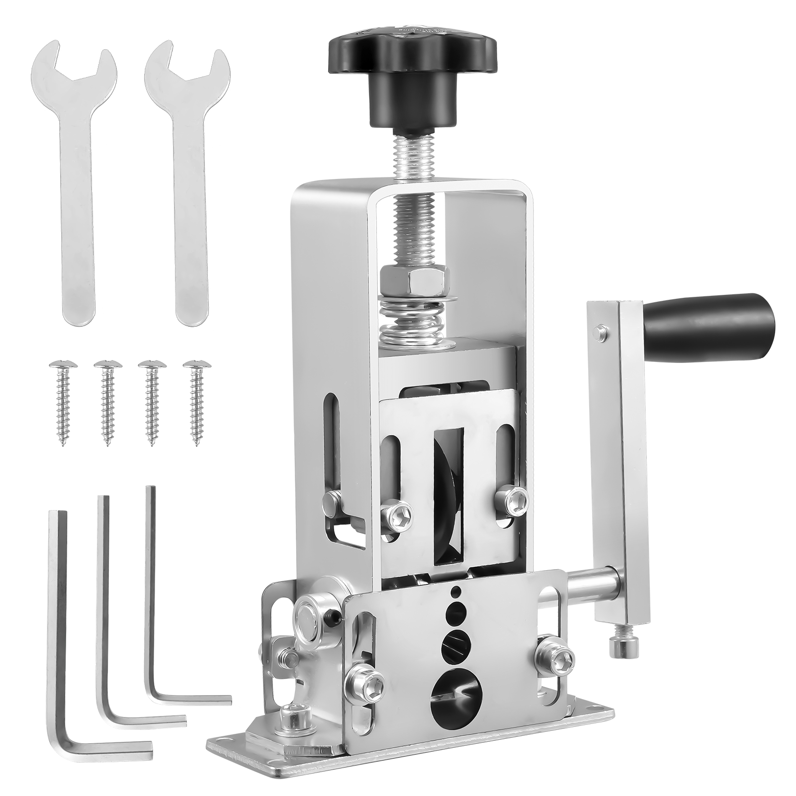 Power Tools Portable - ポータブルワイヤーストリッパー手動ワイヤーストリッピングツール1-25mmケーブル電動剥離機ハンドクランク付きハンド電動ドリル