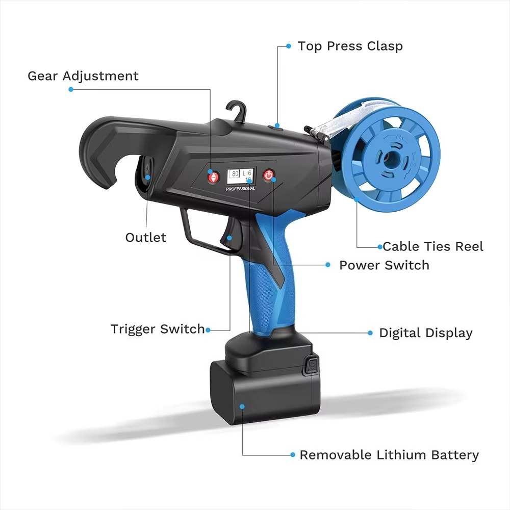 Power Tools Garden - 電動ワイヤレスガーデンツール 電動枝結束機 農場野菜・ブドウ用 電動工具 屋外作業用