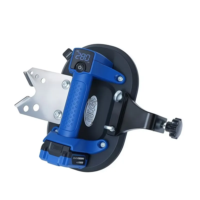 Power Tools Logo - カスタムロゴツール 280KG デジタル真空吸盤 | 花崗岩タイルガラス用産業用電動リフター |