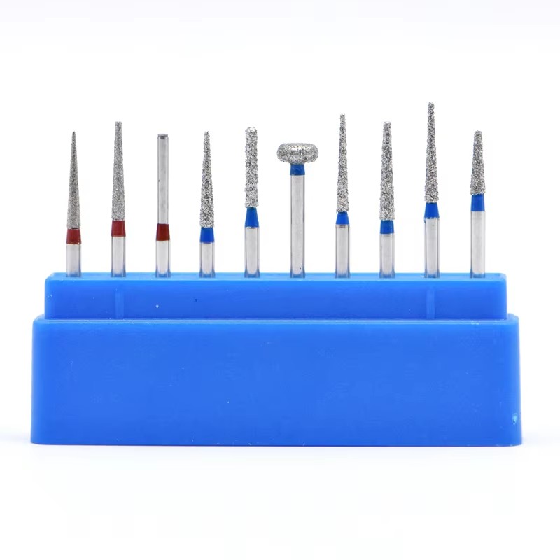 10 ピース/セットダイヤモンドネイルドリルビットロータリー - Power Tools Total のレビューと価格