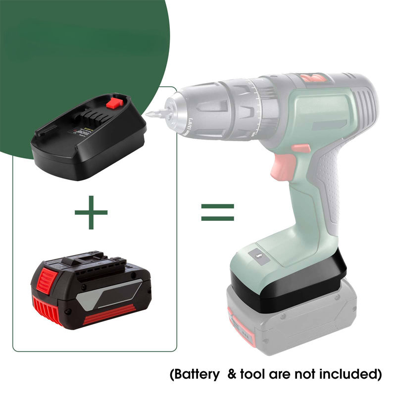 バッテリーアダプター ボッシュ/デウォル/マキタ/ミルウォー - Power Tools Green のレビューと価格