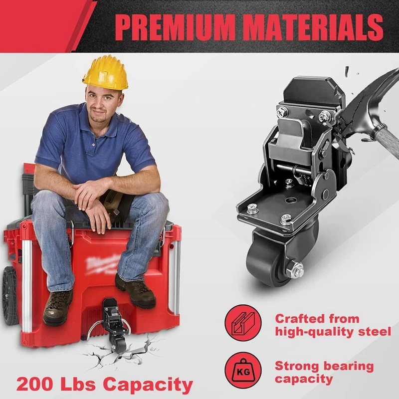 ABCAスチール製フロントホイール、キャスターホイールキット - Power Tools For Construction のレビューと価格