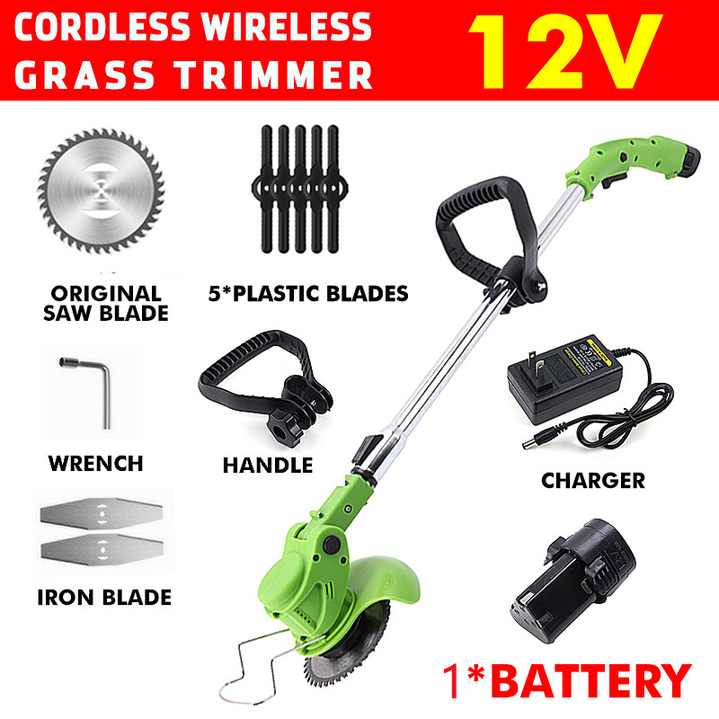 ハイパワー充電式リチウムコードレス電動草刈り機、庭木剪定ツー - Power Tools Garden のレビューと価格