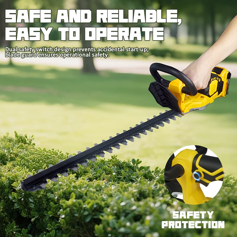 VIVSSO コードレス電動ヘッジトリマー芝刈り機家庭用低木 - Power Tools Garden のレビューと価格