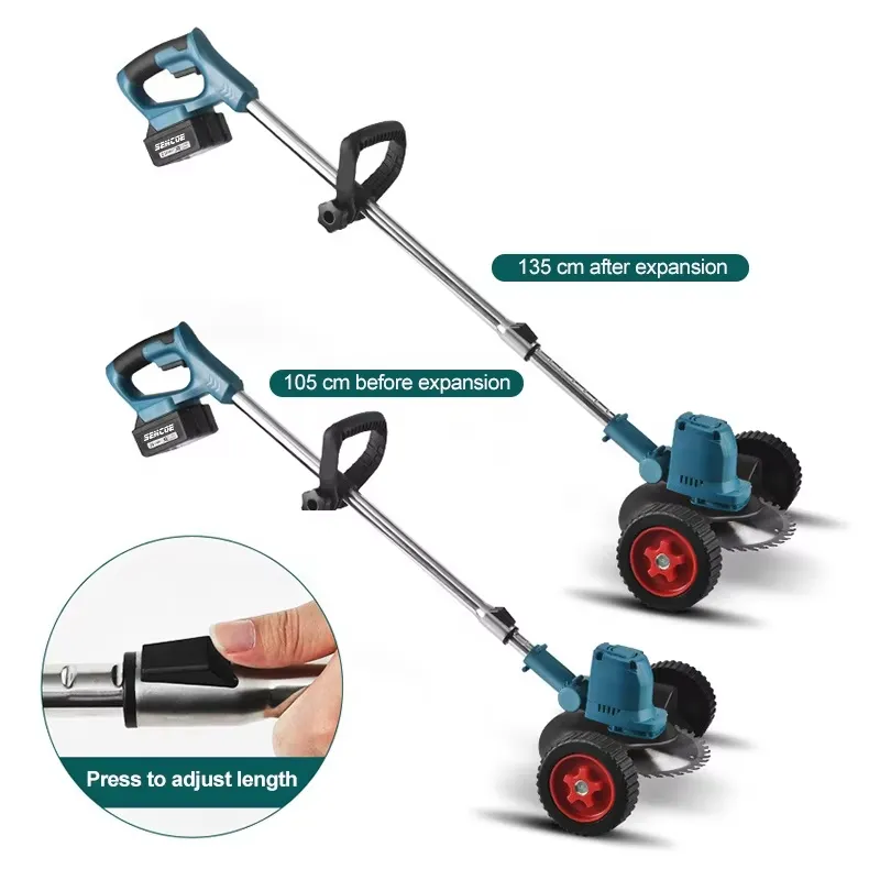 プロ仕様21V電動草刈り機、バッテリー式除草機、充電機能付き - Power Tools Logo のレビューと価格