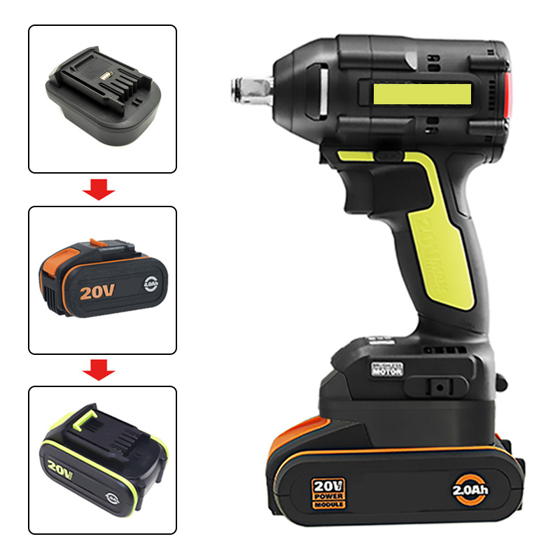 Worx電力変換器,5ピン,20v,リチウムイオン電池用の電 - Power Tools Green のレビューと価格