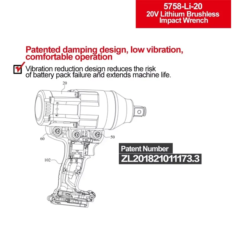デボン 20V 大トルク 3段階トルク設定 インパクトレンチ - Power Tools Set のレビューと価格
