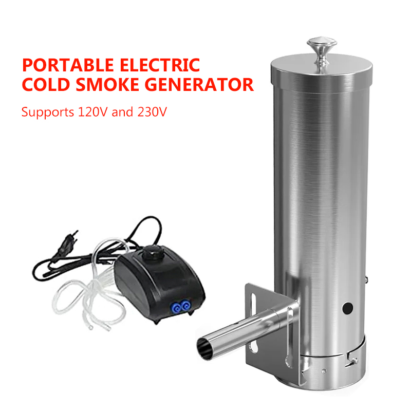 持ち運び可能な電気BBQスモーカー（蓋とエアポンプ付き）、木 - Power Tools Total のレビューと価格