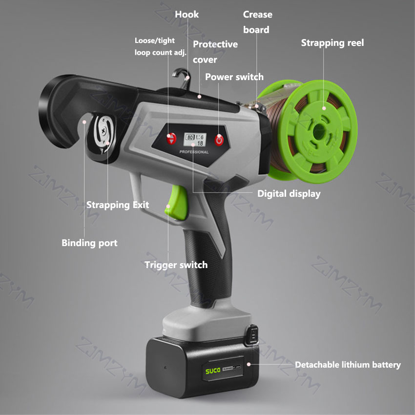 電動枝結束機、ブドウの枝や藤の結束に最適な全自動結び機、園芸 - Power Tools Garden のレビューと価格