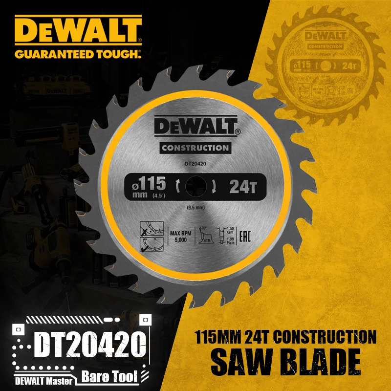 DEWALT DT20420 建設サーキュラーソーブレードコ - Power Tools For Construction のレビューと価格