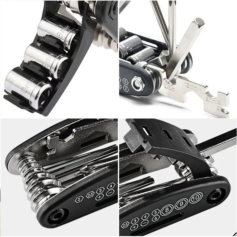 携帯用自転車修理ツールキット 自転車修理ツールキット ポンプ - Power Tools Kit Set のレビューと価格