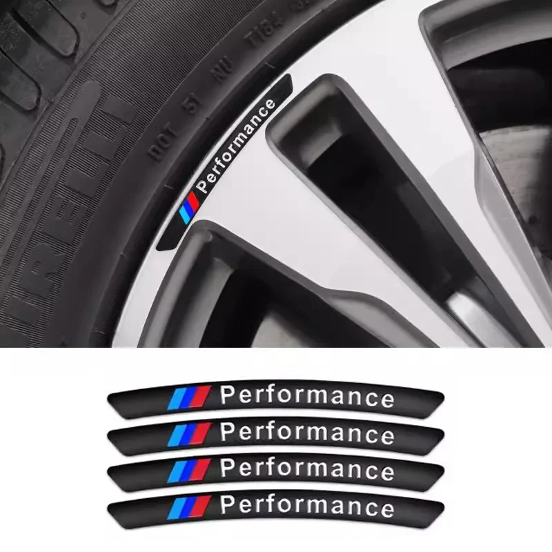 4個入り 車輪ハブエッジステッカー オートエンブレム装飾 B - Power Tools Logo のレビューと価格