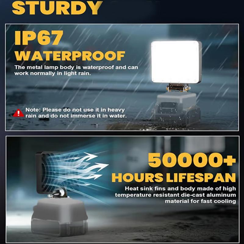 2 個の新しい便利な 21V 電動工具アクセサリー LED  - Power Tools For Construction のレビューと価格